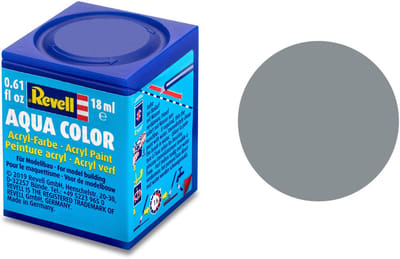 Revell Hobbyverf Acrylverf - Aqua #43 Middle Grey - Matt - USAF - Acryl - Verf potje - 18 ml
