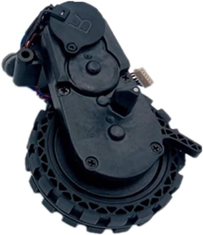 Reservewiel Robotstofzuiger - Onderdeel Wielen - Vloeren Schoonmaken - Herstelt Manoeuvreerbaarheid - 10 x 10 x 10 cm - Zwart