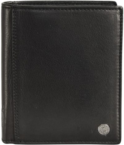 Jack Kinsky Hamburg 100 Leren Portemonnee 10,5 cm - Jongens - Staand formaat - schwarz