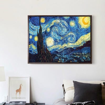 Woondecoratie DIY 5D Diamantborduurwerk Abstract Art Star Sky Borduurpakketten Hobby Craft 20X30CM gray