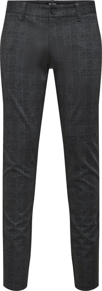 Only & Sons Broek Onsmark Check Pants Hy Gw 9887 Noos 22019887 Black Mannen Maat - W28 X L34