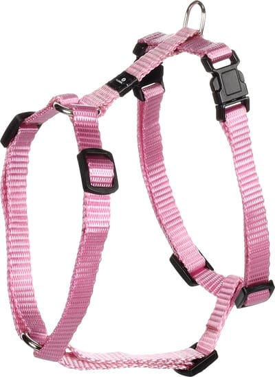 Flamingo Ziggi H-harnas - Harnas Honden - H-harnas Ziggi Roze Xs 25-40cm 10mm - 1st - 126174 - 1st