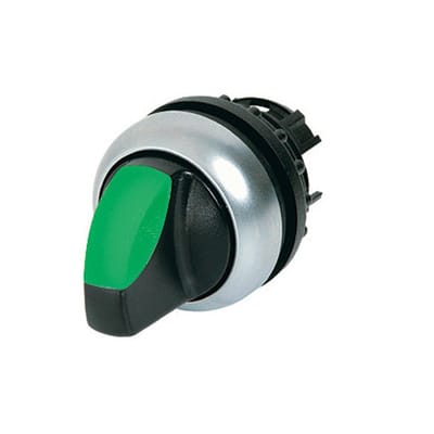 Eaton 216816 M22-WLK-G Keuzetoets Kunststof frontring Knevel Zwart 1 stuk(s) Piece