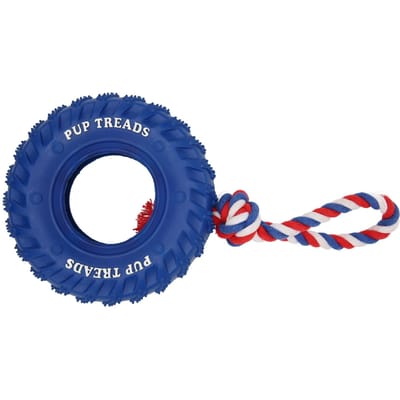 Hondenband Kauwspeelgoed Bijtbestendig Traktatie Uitgevend Rubber Agressieve Hond Trekspel met Touw voor Middelgrote Grote Honden