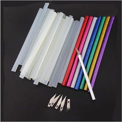 Lijmsticks Set - Ambachtelijke Lijm - Hobby Projecten - Sterke Kleefkracht - 11mm X 190mm 30 Stuks - Transparant