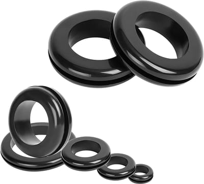 Set van 10 rubberen doppen voor kabeldoorvoer, boorgat 30 mm, montage diameter 35 mm, afsluitingen en stoppers