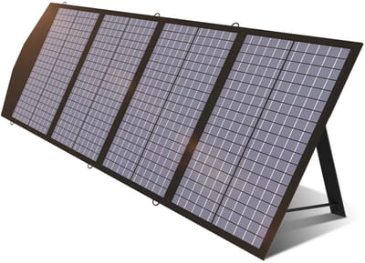 Zonnepaneel - Zonnepanelen met Stekker - Draagbaar Zonnepaneel - Opvouwbaar Zonnepaneel - 140W - Waterdicht (IP66), Ideaal voor RV, Laptops & Kamperen