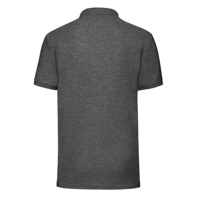 Fruit of the Loom Heren 65/35 Poloshirt (Donkere Heide Grijs)