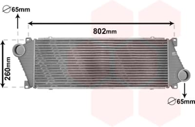 Van Wezel - INTERCOOLER VOOR MERCEDES BENZ SPRINTER 1995-2000 2D0145805