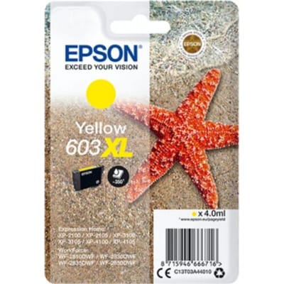 Epson C13T03A44020 inktcartridge, 1 stuk, origineel, hoge capaciteit (XL), geel