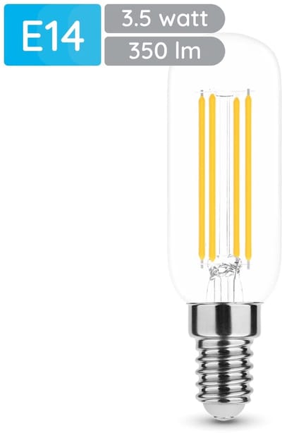 Modee E14 LED Lamp 3.5W - 350lm - 2700K - Warm Wit - LED Filament Lamp T25 - Vervangt 32W Halogeen Gloeilamp