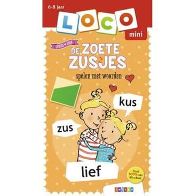 Loco mini De Zoete Zusjes spelen met woorden Educatieve boeken (spelletjes en raadsels)