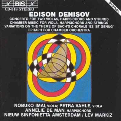 Nobuko Imai, Petra Vahle, Annelie De Man, Nieuw Sinfonietta Amsterdam, Lev Markiz - Concerto For Two Violas, Harpsichord And Strings (CD)
