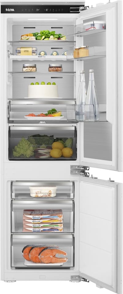 ETNA KCD9178CNF - Koel-vriescombinatie - Energielabel C - 34dB (A) - Metal Tech Cooling - No Frost - Multi-Air Flow - CoolFresh - SmartZone - Super Cool - Fast Freeze - Inverter Compressor - ConnectLife - 252 Liter
