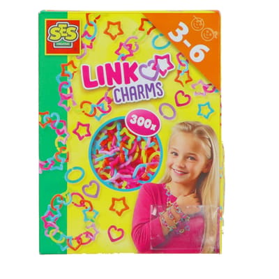 SES Creative 14052 Schakelbedels - Armbandjes maken, Kettingen maken - Eindeloze mogelijkheden met universele schakelbedels