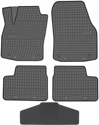 Max-Dywanik Prismat - Rubber Matten Set - Opel Astra III H - 2004-2014 - Zonder Bevestigingen