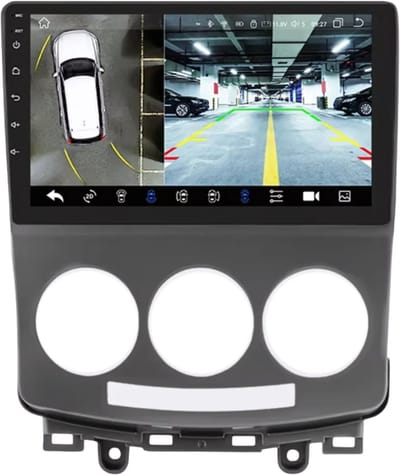 Autoradio bluetooth met camera - Carplay - Voor Mazda 5 (2005-2010) - Geschikt voor Apple en Android - Stereo - Navigatie - Navigatiesysteem auto