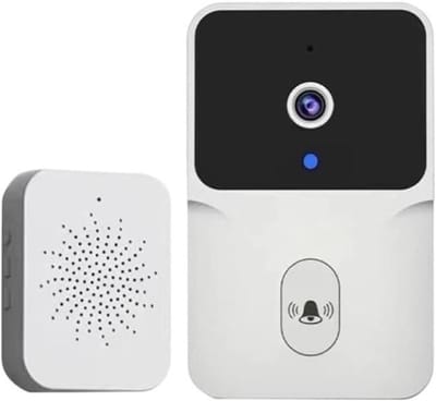 Videodeurbel - Smart WiFi - Bezoekers Ontvangen - Twee-weg Communicatie - 80 x 53 x 30 mm - Wit
