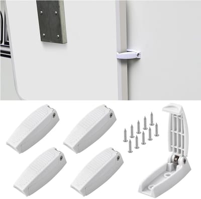 Dailygoods- Bagage-Deurvergrendeling 5 Stuks - Kunststof - Deurbeschermer Auto - Deurbeschermers Voor Binnen - Caravan-Deurbegrenzer - Hoogwaardig ABS-Materiaal