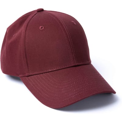 Milliner 6 Panel Cotton Baseball Cap Fired Brick Mr Flat Embroidered