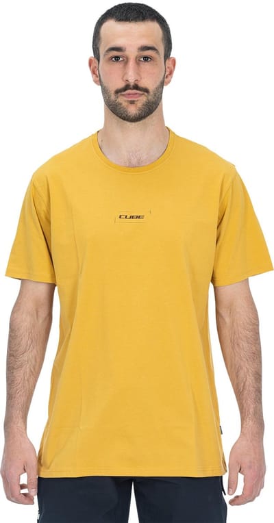 CUBE Organisch Fietsshirt HOT DOG GTY FIT YELLOW L