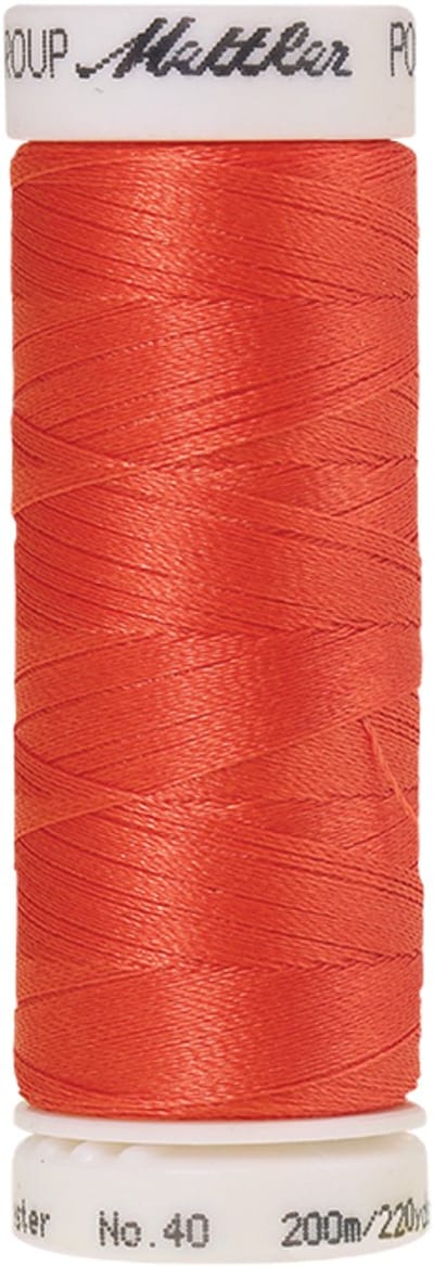 Mettler borduurgaren - Oranje - Nr 1305 - Polysheen - 200 meter