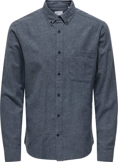 ONLY&SONS - ONSGUDMUND SLIM 1-PKT SOLID SHIRT NOOS - Heren - Overhemden