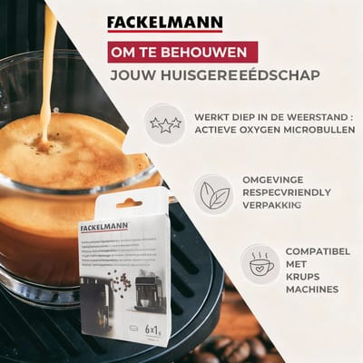 Reinigingstabletten voor huishoudelijke apparaten per 6 Fackelmann Ontbijt