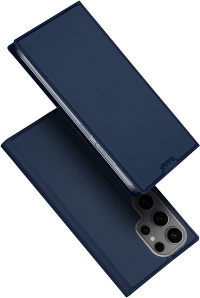 Dux Ducis Geschikt voor Samsung Galaxy S25 Ultra - Slim bookcase hoesje - Blauw