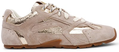 Steve Madden Dames Sneaker Asiel Gold | Beige | Maat: 36