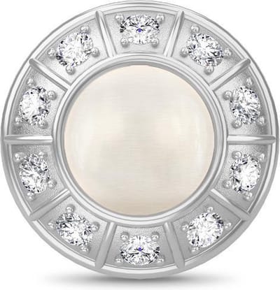 Endless Jennifer Lopez Collection White Moon Galaxy Silver Bedel 1220-2