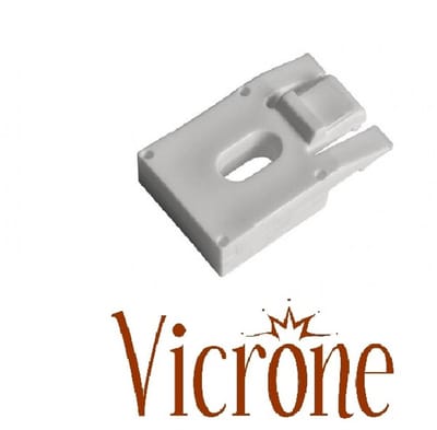 Vicrone® - Plafondsteun - aluminium gordijn rail - met sleufgat - Recht - 2 stuks