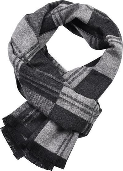 Herensjaal – Men’s Shawl – Geruite Sjaal