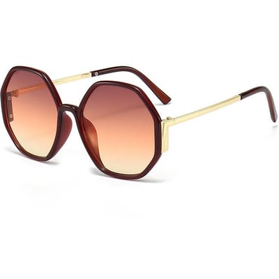 Lunettes de soleil hexagonales pour femmes Lunettes de soleil carrées irrégulières de designer pour hommes Lunettes de soleil pour la conduite la pêche UV400 Luxe Oculus as picture