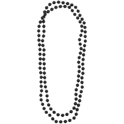 Behave – Ketting – Zwart – Lange Parelketting – 120 cm – Vintage – Elegant