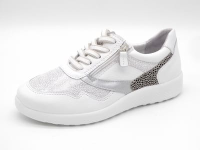 Sens Dames Sneaker - 1420-13103-004 Wit/Combi - Wijdte K - Maat 38