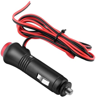 Allecto - Sigarettenaansteker Stekker - Universele Adapter - 1.5m - AAN/UIT Schakelaar - 12V 24V - Geschikt voor Auto - Extender