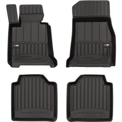 Frogum - No.77 - Automatten 3D - Geschikt voor BMW 3 Serie GT (F34) 2013-2021 - 4-delig - TPE Rubber - Zwart