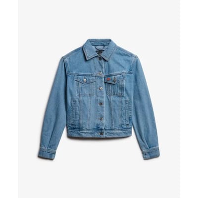 Dames spijkerjack met fantasie Superdry