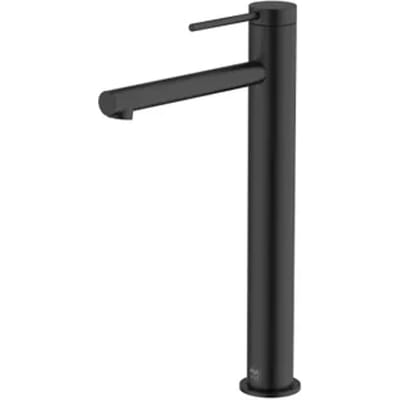 Aquavive Wastafelmengkraan Irminio - Hoge Uitloop - Zwart Mat - 31,8cm