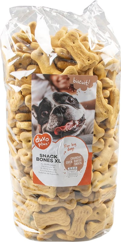 Duvoplus - Hondensnack - Hond - Biscuit! Snackkluiven Xl 2kg - 1st