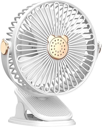 KZQ Oplaadbare Usb Ventilator – Stil, Compact, 4 Snelheden – Voor Camper, Tent, Auto, Slaapkamer, Kantoor, Binnen En Buiten – Cadeau Voor Dames En Heren