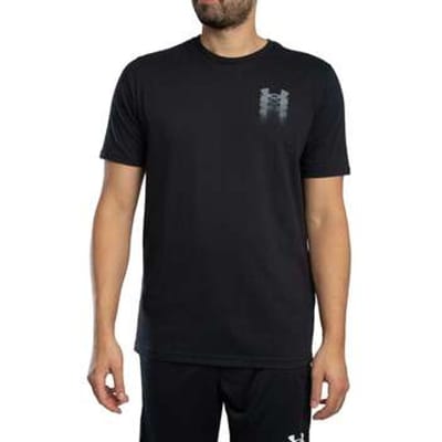 T-shirt Korte Mouw Under Armour Losvallend T-shirt met wazig logo op de achterkant