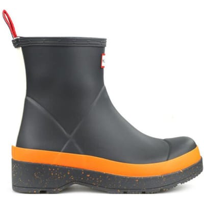 Hunter - Men's Play Short Boots Speckle Sole Noctis/Caramel - Maat 47