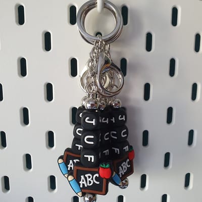 Leraren bedankje, Juf sleutelhanger, Leraren cadeau, Juf cadeau, sleutelhanger, gepersonaliseerd