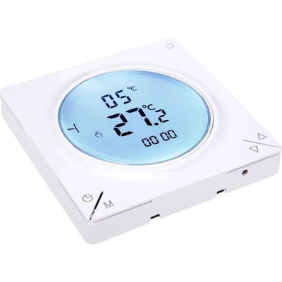 Huishoudelijke Digitale LCD Programmeerbare Thermostaat Elektrische Verwarming Thermostaat Temperatuurregelaar white