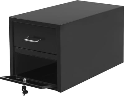 Pakket brievenbus - Post opberger - Veilig pakketten ontvangen - Sleutelvergrendeling - 53.5 x 27 x 28.5 cm - Zwart