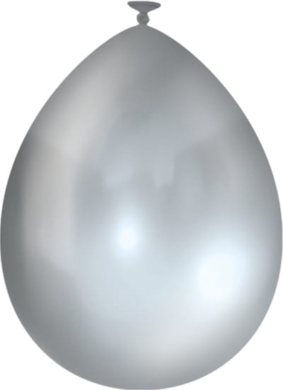 Metallic zilveren ballonnen - 50 stuks - Premium latex ballonnen - Feestversiering - Feestballonnen voor ieder feest