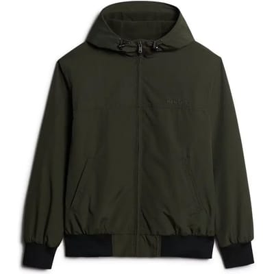 Superdry - Surplus Nylon bomberjack met capuchon - Heren - Buitenjassen