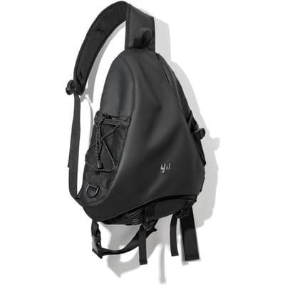 Crossbody Tas voor Heren, Trendy Enkelzijdige Tas, Casual Functionele Sport Fietsrugzak, Multifunctionele Postbode Borsttas zwart